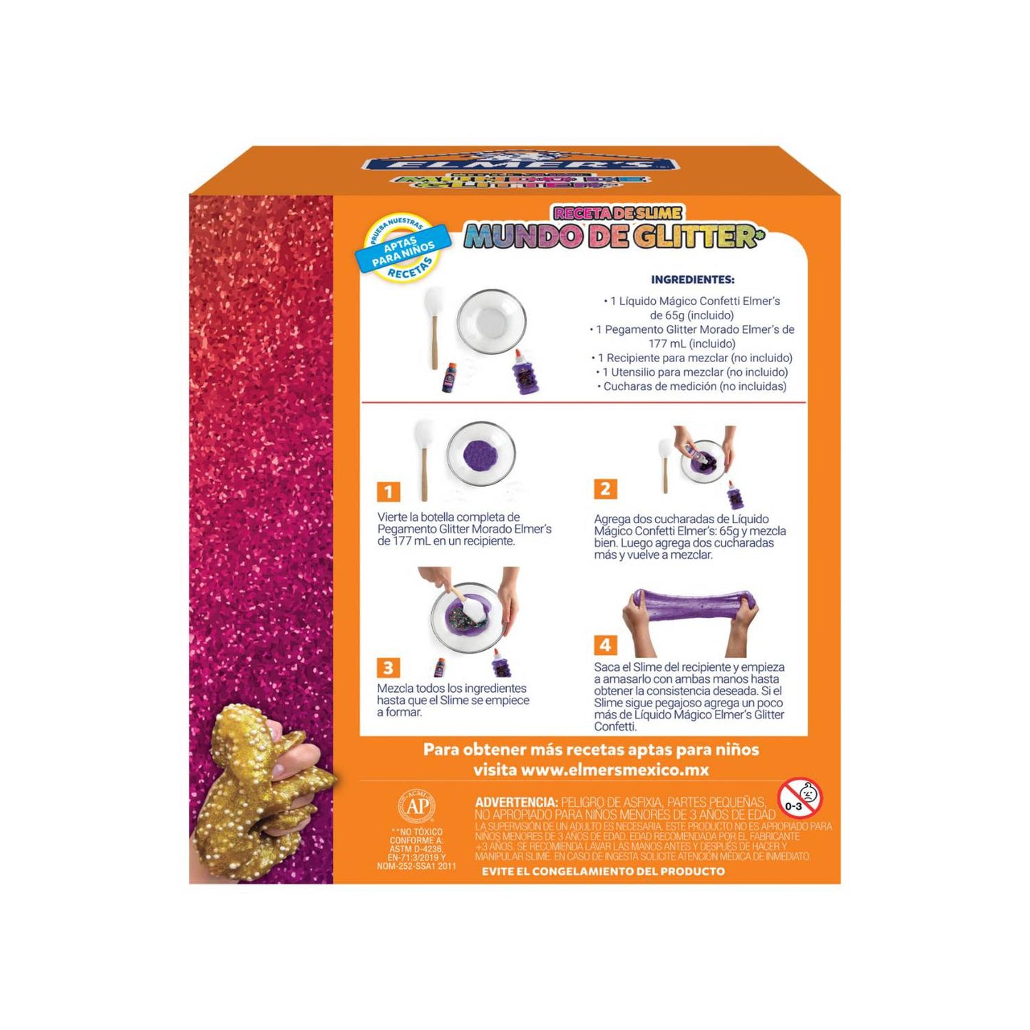 Kit XL mundo de Glitter Elmer´s 8 Piezas