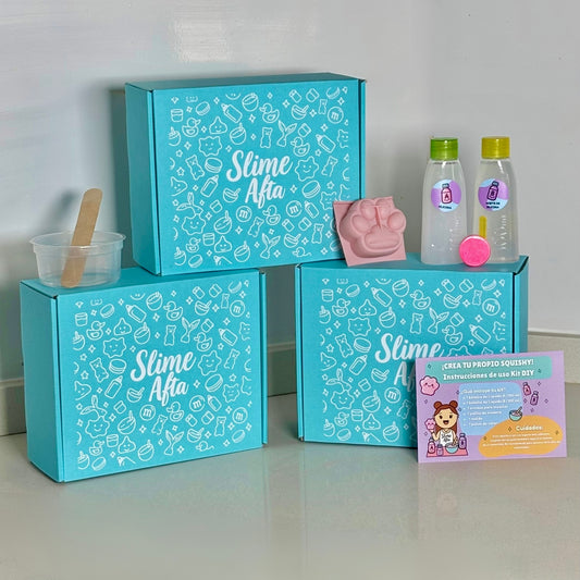 KIT PARA HACER SQUISHYS! Slime afta
